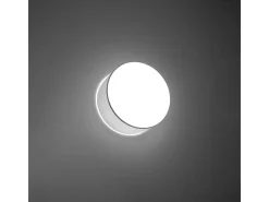 Lámparas de techo Cercle minimalista de CLORURO DE POLIVINILO - 1 fuentes luminosas 4000K - L.25 x A.11 cm - blanco
