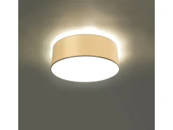 Lámparas de techo Cercle minimalista de CLORURO DE POLIVINILO - 1 fuentes luminosas 4000K - L.25 x A.11 cm - blanco