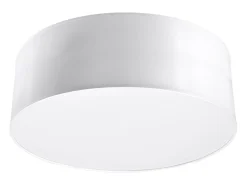 Lámparas de techo Cercle minimalista de CLORURO DE POLIVINILO - 1 fuentes luminosas 4000K - L.25 x A.11 cm - blanco