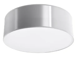 Lámparas de techo Cercle minimalista de CLORURO DE POLIVINILO - 1 fuentes luminosas 4000K - L.25 x A.11 cm - gris
