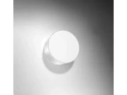 Lámparas de techo Cercle minimalista de CLORURO DE POLIVINILO - 1 fuentes luminosas 3000K - L.25 x A.11 cm - gris