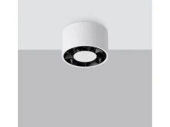 Lámparas De Techo Dio Minimalista De Aluminio - 9 Fuentes Luminosas - L.10 X A.5,7 Cm - Blanco