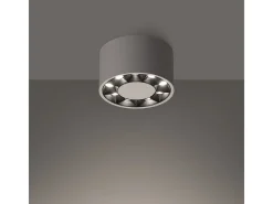 Lámparas De Techo Dio Minimalista De Aluminio - 9 Fuentes Luminosas - L.10 X A.5,7 Cm - Blanco