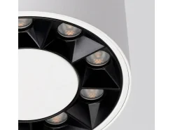 Lámparas De Techo Dio Minimalista De Aluminio - 9 Fuentes Luminosas - L.10 X A.5,7 Cm - Blanco