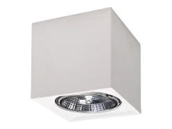 Lámparas de techo Flaix moderno de cerámica - 1 fuentes luminosas 4000K - L.14 x A.14 cm - blanco