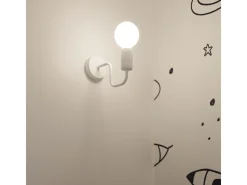 Lámparas de techo Infinix industrial de acero - 6 fuentes luminosas 4000K - L.80 x A.15,5 cm - blanco