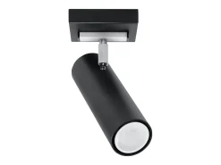 Lámparas de techo Invicta moderno de acero - 1 fuentes luminosas 3000K - L.8 x A.20 cm - negro
