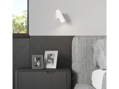 Lámparas de techo Invicta moderno de acero - 1 fuentes luminosas 4000K - L.8 x A.20 cm - blanco