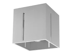 Lámparas de techo Luminara moderno de aluminio - 1 fuentes luminosas 4000K - L.10 x A.10 cm - gris