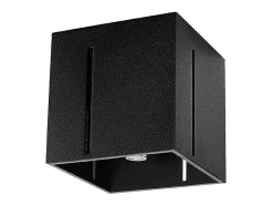 Lámparas de techo Luminara moderno de aluminio - 1 fuentes luminosas 4000K - L.10 x A.10 cm - negro