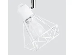 Lámparas de techo Lunova moderno de acero - 3 fuentes luminosas 4000K - L.52 x A.19 cm - blanco