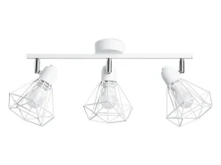 Lámparas de techo Lunova moderno de acero - 3 fuentes luminosas 4000K - L.52 x A.19 cm - blanco