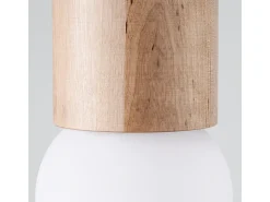 Lámparas de techo Lust moderno de madera - 1 fuentes luminosas 4000K - L.12 x A.23 cm - madera natural