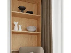 Lámparas de techo Lust moderno de madera - 1 fuentes luminosas 4000K - L.12 x A.23 cm - madera natural