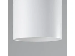 Lámparas De Techo Mika Minimalista De Aluminio - 1 Fuentes Luminosas - L.12 X A.11 Cm - Blanco