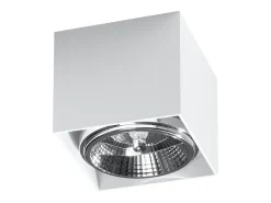 Lámparas de techo Nexiflex moderno de aluminio - 1 fuentes luminosas 3000K - L.12 x A.11 cm - blanco