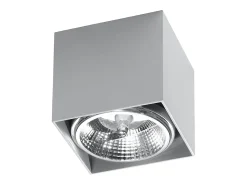 Lámparas de techo Nexiflex moderno de aluminio - 1 fuentes luminosas 4000K - L.12 x A.11 cm - gris