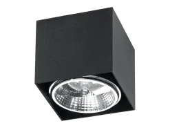 Lámparas de techo Nexiflex moderno de aluminio - 1 fuentes luminosas 3000K - L.12 x A.11 cm - negro