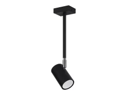 Lámparas de techo Novatel moderno de acero - 1 fuentes luminosas 4000K - L.10 x A.33 cm - negro