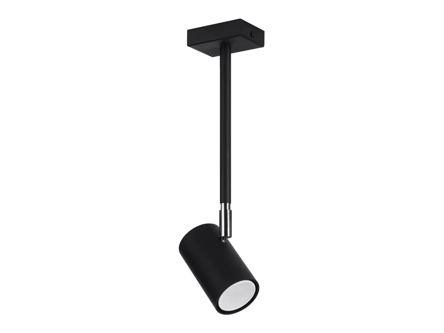Lámparas de techo Novatel moderno de acero - 1 fuentes luminosas 3000K - L.10 x A.33 cm - negro