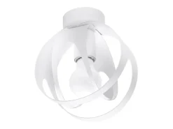 Lámparas de techo Novetex moderno de acero - 1 fuentes luminosas 4000K - L.16 x A.21 cm - blanco