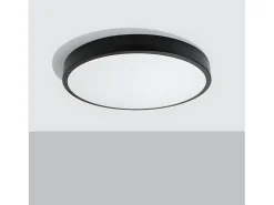 Lámparas De Techo Onyx Minimalista De Aluminio - 1 Fuentes Luminosas - L.60 X A.6 Cm - Negro