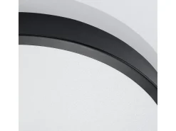 Lámparas De Techo Onyx Minimalista De Aluminio - 1 Fuentes Luminosas - L.50 X A.6 Cm - Negro