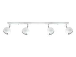 Lámparas de techo Rayis moderno de acero - 4 fuentes luminosas 4000K - L.80 x A.16 cm - blanco