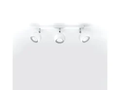 Lámparas de techo Rayis moderno de acero - 3 fuentes luminosas 3000K - L.45 x A.16 cm - blanco
