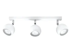 Lámparas de techo Rayis moderno de acero - 3 fuentes luminosas 4000K - L.45 x A.16 cm - blanco
