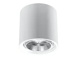 Lámparas de techo Shich moderno de cerámica - 1 fuentes luminosas 4000K - L.14,5 x A.14 cm - blanco