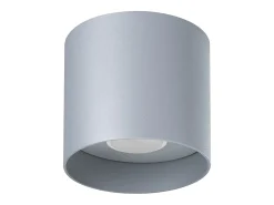 Lámparas de techo Shiis minimalista de aluminio - 1 fuentes luminosas 4000K - L.12 x A.11 cm - gris