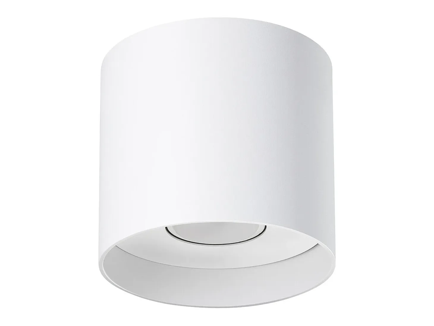 Lámparas de techo Shiis minimalista de aluminio - 1 fuentes luminosas 3000K - L.12 x A.11 cm - blanco