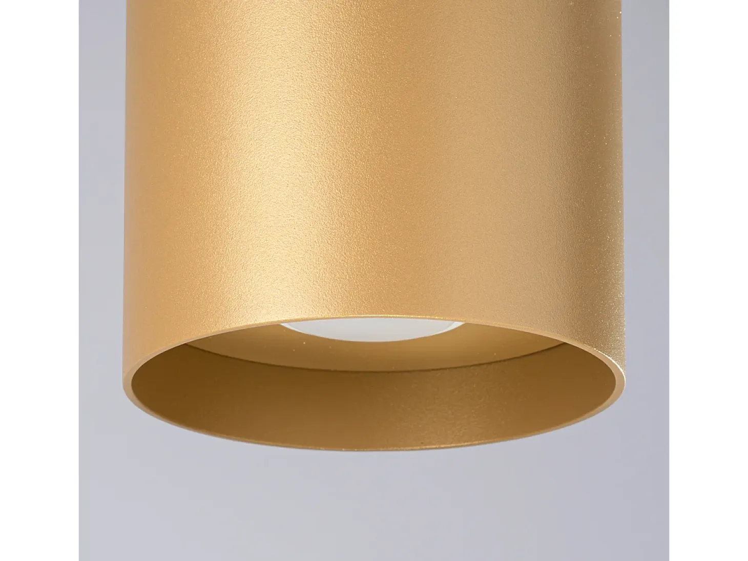 Lámparas de techo Shiis minimalista de aluminio - 1 fuentes luminosas 3000K - L.12 x A.11 cm - dorado