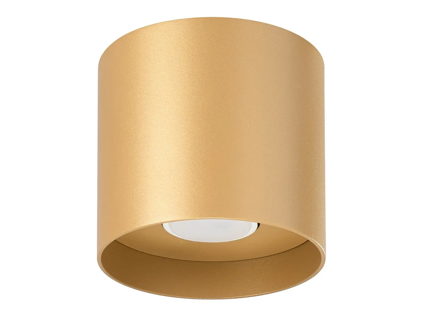 Lámparas de techo Shiis minimalista de aluminio - 1 fuentes luminosas 3000K - L.12 x A.11 cm - dorado