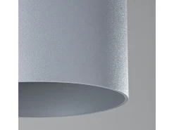 Lámparas de techo Shiis minimalista de aluminio - 1 fuentes luminosas 3000K - L.12 x A.11 cm - gris