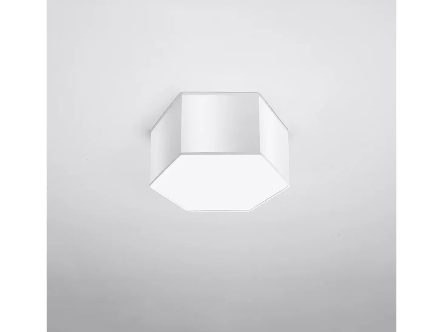 Lámparas de techo Solinia moderno de CLORURO DE POLIVINILO - 2 fuentes luminosas 3000K - L.30,5 x A.15,5 cm - blanco