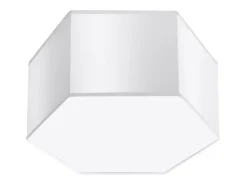 Lámparas de techo Solinia moderno de CLORURO DE POLIVINILO - 2 fuentes luminosas 3000K - L.30,5 x A.15,5 cm - blanco