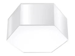 Lámparas de techo Solinia moderno de CLORURO DE POLIVINILO - 2 fuentes luminosas 3000K - L.30,5 x A.13,5 cm - blanco