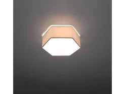 Lámparas de techo Solinia moderno de CLORURO DE POLIVINILO - 2 fuentes luminosas 4000K - L.30,5 x A.11,5 cm - blanco