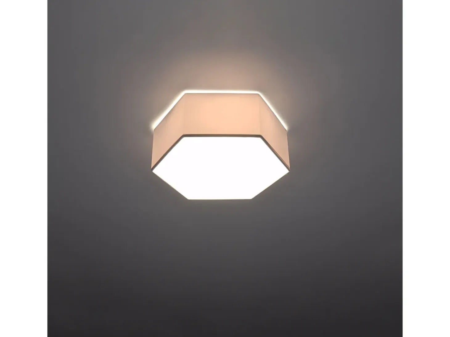 Lámparas de techo Solinia moderno de CLORURO DE POLIVINILO - 2 fuentes luminosas 4000K - L.30,5 x A.11,5 cm - blanco