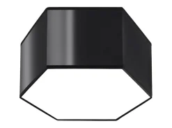Lámparas de techo Solinia moderno de CLORURO DE POLIVINILO - 2 fuentes luminosas 4000K - L.30,5 x A.15,5 cm - negro