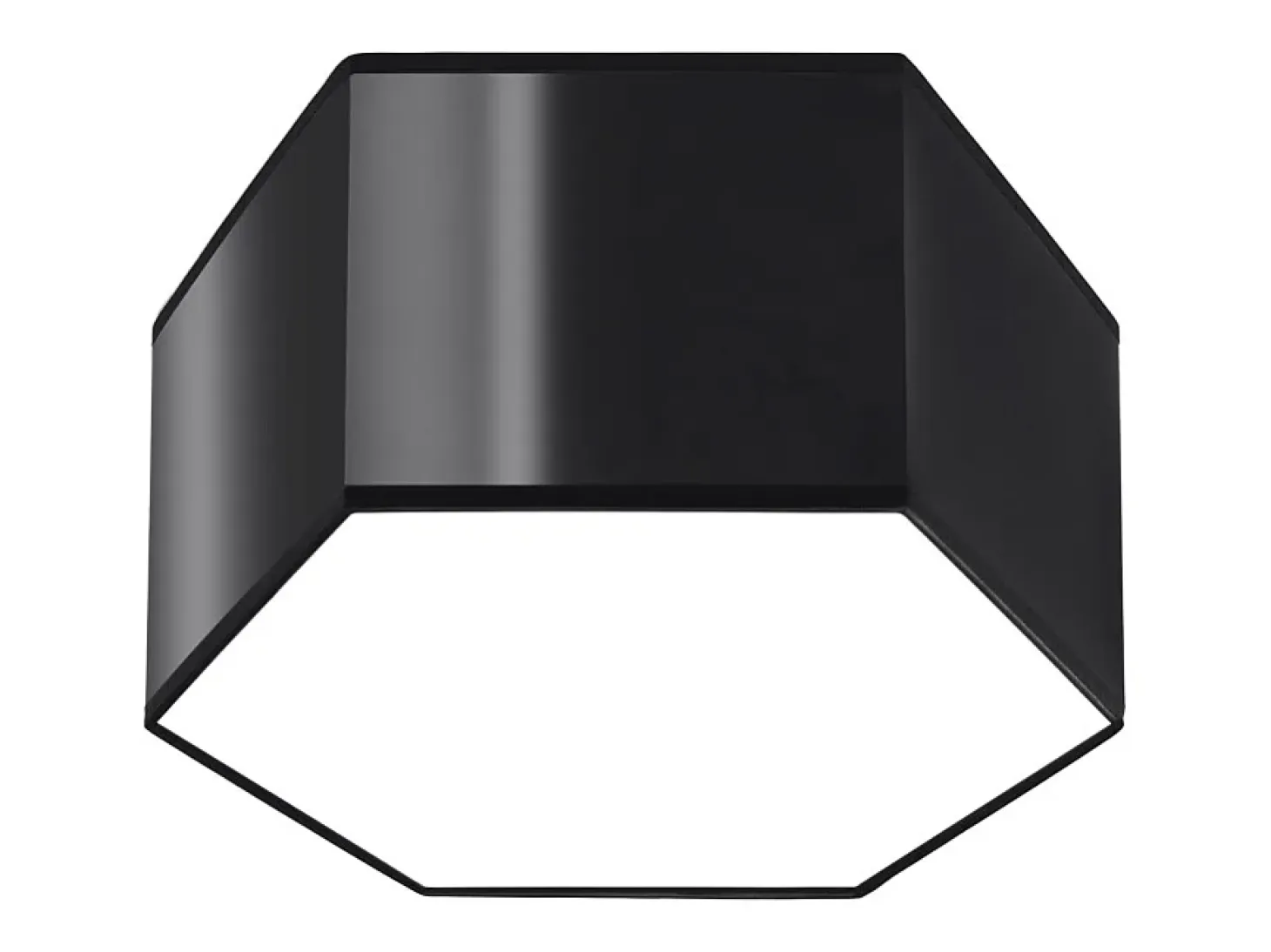 Lámparas de techo Solinia moderno de CLORURO DE POLIVINILO - 2 fuentes luminosas 4000K - L.30,5 x A.15,5 cm - negro
