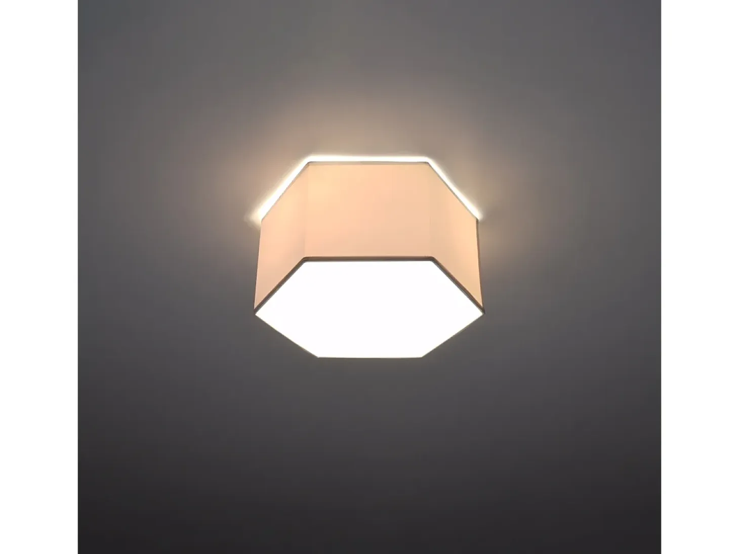 Lámparas de techo Solinia moderno de CLORURO DE POLIVINILO - 2 fuentes luminosas 4000K - L.30,5 x A.15,5 cm - blanco