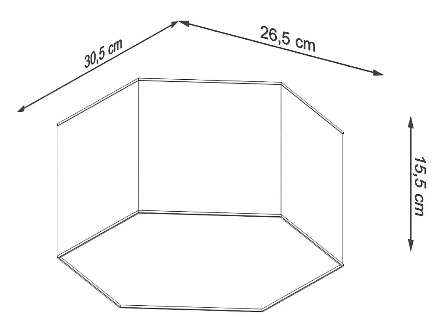 Lámparas de techo Solinia moderno de CLORURO DE POLIVINILO - 2 fuentes luminosas 4000K - L.30,5 x A.15,5 cm - blanco