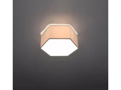 Lámparas de techo Solinia moderno de CLORURO DE POLIVINILO - 2 fuentes luminosas 4000K - L.30,5 x A.13,5 cm - blanco