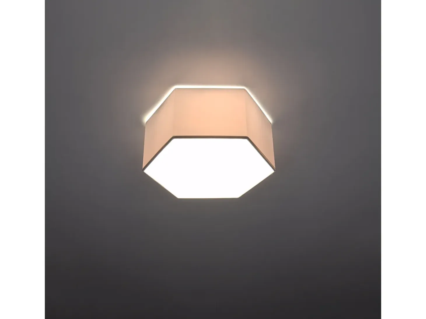 Lámparas de techo Solinia moderno de CLORURO DE POLIVINILO - 2 fuentes luminosas 4000K - L.30,5 x A.13,5 cm - blanco