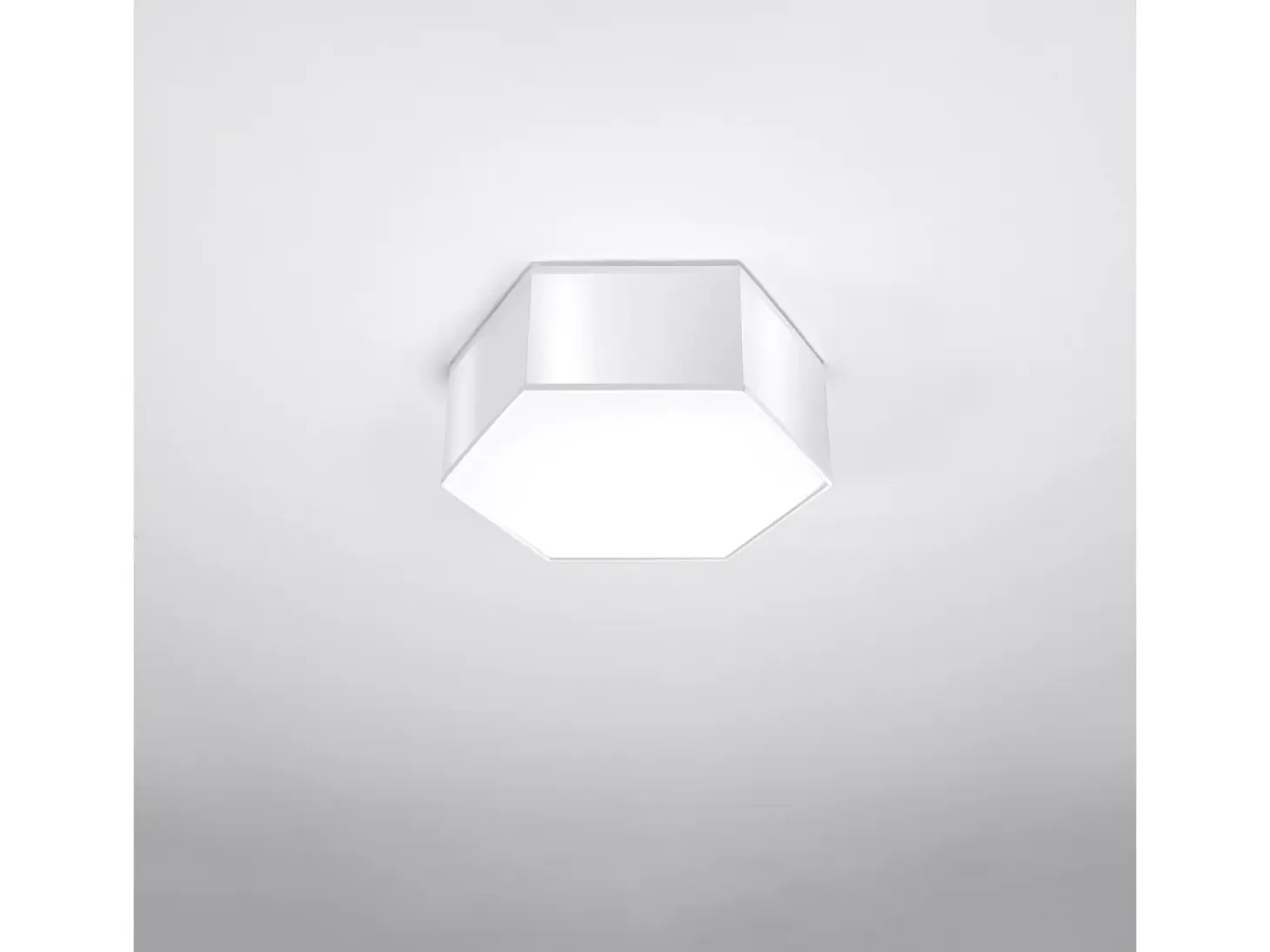 Lámparas de techo Solinia moderno de CLORURO DE POLIVINILO - 2 fuentes luminosas 3000K - L.30,5 x A.11,5 cm - blanco