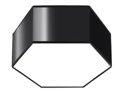 Lámparas de techo Solinia moderno de CLORURO DE POLIVINILO - 2 fuentes luminosas 3000K - L.30,5 x A.13,5 cm - negro