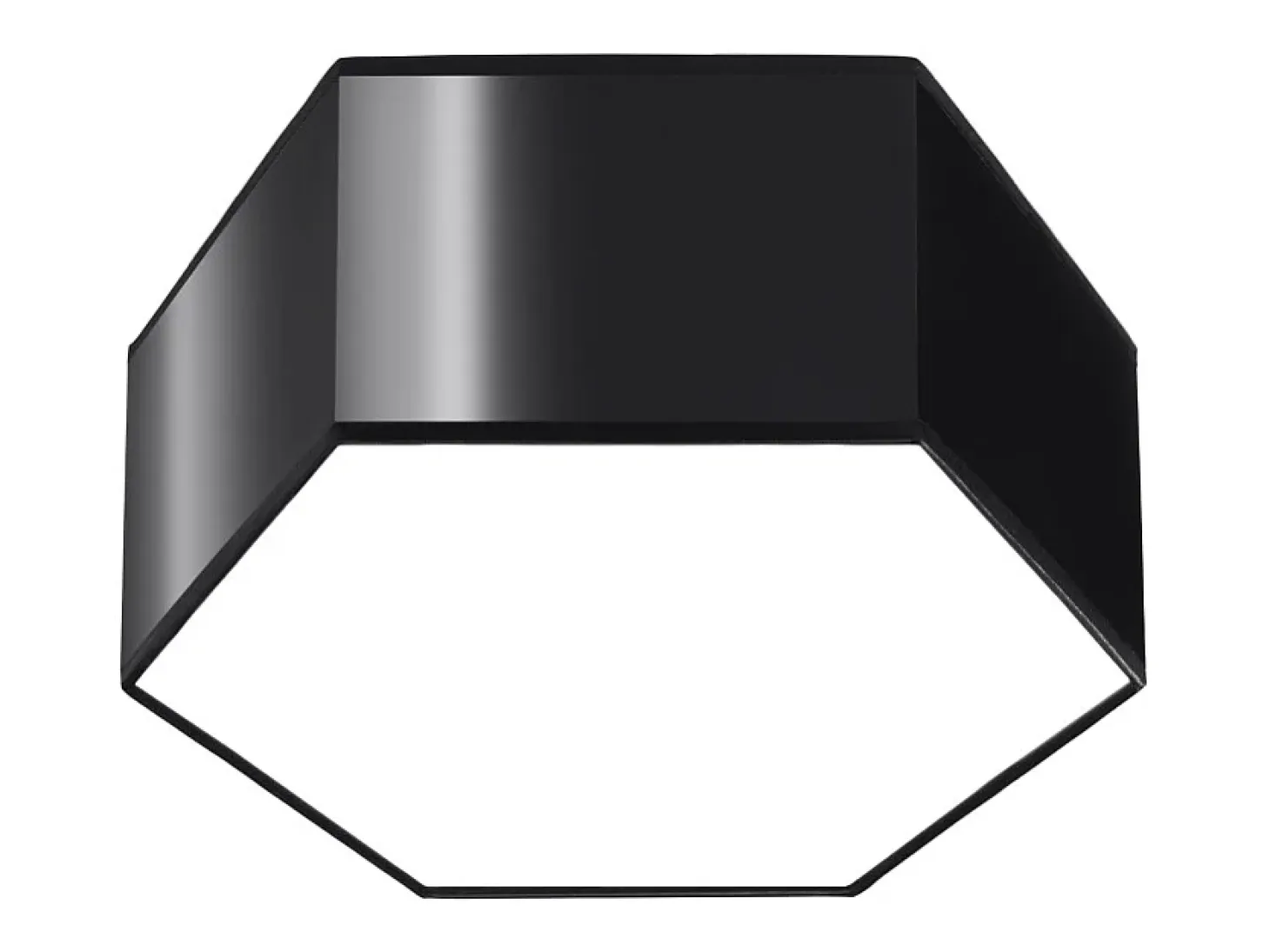 Lámparas de techo Solinia moderno de CLORURO DE POLIVINILO - 2 fuentes luminosas 3000K - L.30,5 x A.13,5 cm - negro